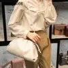 Designer Bag Bottegvenetas Bags Pouchong Kong Agent Purchase Song Hye Kyos Same Leather Soft Cloud Small Ck Armpit Female Messenger Fold Dumpling Have Logo