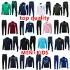 2324 Real Madrids Fußballjacke Barcelona Jacke Fußball Training Anzug 2025 PSGES MEN Fußball Chandal Futbol Chandal Jogging Survetement