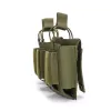 Väskor Taktisk triplettbärare Clip Bag M4 M16 Molle Tactical Vest Accessory Bag Outdoor Midjeväska Hunting Tillbehör