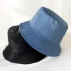 Bérets d'été pour hommes et femmes, chapeau de seau de couleur unie, vêtements unisexes simples, casquettes Bob, Hip Hop Gorros, Panama, plage, pêche, soleil