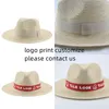 Cappelli per le donne Secchio Sole Fascia a nastro Uomo Cappello di paglia Estate Panama Formale Festa all'aperto Picnic Sombreros De Mujer 240311