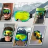 Goggles Phmax Double Layer Anti Fog Ski Goggles UV400 Мужчины Женские лыжные очки для сноуборда POC Glasses Мотоциклевые очки зимние виды спорта