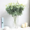 Decorative Flowers 20pcs Eucalyptus Stems Leaves Artificial Faux Greenery Branches Wedding Flower Wreath Dercoration Garden Plant