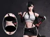 Anime Manga Zestaw Figurek Zestaw Ywicy FFVII RE TIFA LOCKHART Di Fa 1/4 (bez podstawy) niepomalowany zestaw ywicy garaowej Model GK 240319