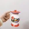 Tassen 350 ml Lustige Tasse Spucknapf Nostalgischer altmodischer Nachttopf Keramik Wasser Home Becher Geburtstag Hochzeitsgeschenk
