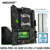 MACHINIST MR9A PRO X99 ensemble de carte mère LGA 2011-3 Xeon E5 2690 V4 Kit processeur d'unité centrale 32GB DDR4 RAM 2133MHz mémoire NVME M.2 WIFI 240307