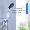 Högtryck duschhuvud hem badrummet gym rummet booster regn filter spray munstycke kvalitet sparar vatten 240314