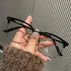 サングラスブルーライトブロッキング眼鏡男性男性女性ビンテージオーバルフレーム近視の保護眼鏡近く