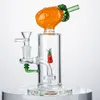 Mode ananasform glas bongs duschhuvud perc vattenpipa tjock kvalitet vattenrör 14 mm kvinnliga fog riggar frukt i bong dhl20092