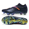 Fotbollsstövlar Future Ultimate FG Ghost Low High Version Knit Kids Soccer Shoes Cleats Mens Hard Natural Lawn Training Lithe Bekväma fotbollsskor sportskor