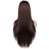 Wigs QQXCAIW Women Synthetic 70 Cm Long Straight Cosplay Wig Party Sliver White 100% High Temperature Fiber Hair Wigs