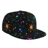 Czapki kulkowe błyszczące gwiazdy i grzyby 3D nadruk baseball Cap Casual Sun Hat Elegancki etniczny styl moda hip hop kobiety mężczyźni