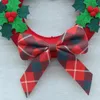 Decorative Flowers Artificial Christmas Wreath Decoration Felt Cloth Simple And