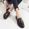 Flats Lihuamao Classic Penny Loafers For Women Casual Shoes Sneaker Outdoor Walking Shoes Brown Work Party