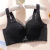 BRAS Plus Taille Dames Soutien-gorge Mince Sans Anneau En Acier Confortable Respirant Réglable Sous-Vêtements Push Up Sexy Femmes Lingerie BCD Tasse