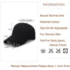 Bollmössor unisex hiphop baseball cap fast färg med ring sportdansande snapback strand sport hattar metall casquette visorer hatt