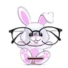 Sunglasses Frames Oaoleer 3D Easter Egg Glasses Storage Rack Cartoon Wooden Carving Eyeglass Organizer Personal Display Holder