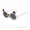 Kids sun with sunglasses girls cartoon cat ears silicone frame sunglass goggles children UV 400 Protective eyewear Z2327