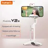 Stabilisatoren Hohem iSteady V2s 3-assige kruiskoppelingsstabilisator selfiestick met applicatiecontrole en smartphone niveau 3 magnetisch vullicht Q240319