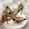 Robe Chaussures Noir Graffiti Coloré Femmes Pompes Sexy Talons Hauts Stilettos De Fête De Mariage Couleur Mixte Imprimer QP231