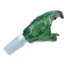 Snake Head Glass Bowls For Bongs With Blue Green 14mm 18mm Male Glass Bowl For Glass Oil Rigs Glass Bongs