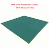 Matte 450 * 300 cm große Bodenplane 150D Oxford Zeltbodenmatte wasserdichte Multifunktions-Verschleißfestigkeit Outdoor-Camping-Picknick