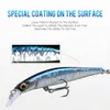 Reino jerk isca isca 80mm afundando minnow iscas de pesca 60mm artificial duro 105mm wobblers iscas de peixe para 240313