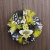 Decorative Flowers Room Bee Decor Handcrafted Day Wreath Gnome Shape Festival Garland Home Decoration Props Fine For
