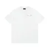 24SS 디자이너 럭셔리 브랜드 Balenciggg 클래식 레터 프론트 및 뒷면 인쇄 순수면 남성 및 여성의 짧은 슬리브 티셔츠 패션