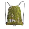 Backpack Scandi Lake Portable Backpacks Drawstring Bag Multi-function Bundle Pocket Sundries Bags For Travel Sport Man Woman