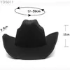 Chapeaux larges chapeaux seau western hommes chapeau de cowboy cowboy femme jazz gentleman accessoires d'hiver pays élégant parti panama 2024 nouveau 240319