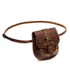 Shoulder Bags Steampunk European And American Women's Retro Style Genuine Leather Chain Embossed Shell Messenger Bag