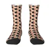 Chaussettes pour hommes Orla Kiely Print Dog Show Jet Dress Femmes Chaudes Drôle Nouveauté Crew