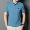 Summer Mens Polo Shirt med Metal Trend Sunny Urban Short Sleeved T-shirt kan skrivas ut 3A04 {Kategori}