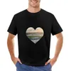 Canotte da uomo T-shirt I Love The Waves Of Sylt nere T-shirt aderenti da uomo