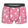 Unterhose Männer Rosa Kleine Herzen Unterwäsche Humor Boxer Briefs Shorts Höschen Männliche Atmungsaktive Unterhose S-XXL 24319