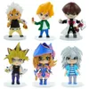 Manga Mazaki Anzu Joey Wheeler figurka Yugi Muto Seto Kaiba urocza lalka figurki Anime garaowe zestawy PVC komiks Model prezent urodzinowy 240319