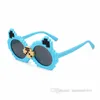 Kids sun with sunglasses girls cartoon cat ears silicone frame sunglass goggles children UV 400 Protective eyewear Z2327