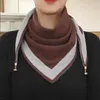Écharpes Écharpe de verrouillage de la température tricotée épaisse et chaude pour femmes avec lien magnétique pour la protection du cou couleur plus chaude d'hiver douce