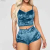 Vêtements de nuit pour femmes Été Femmes Velours Pyjamas Ensemble 2 Pièces Bowknot Camis Shorts Ensembles Dames Doux Haut Court Vêtements De Nuit Lingerie Tenue 2021 A30C24319