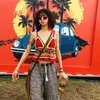 2021 personnalisé Sexy fait à la main bohème thaïlande Hippie femme à la mode été gilet Crochet culture hauts