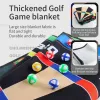 Aids Golf Game Mat Indoor Outdoor Games for Adults Kids Outdoor Play Equipment Stick Chip Game Golf Set Backyard Games Outdoor Toys