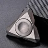 10 Styles Triangular Stainless Steel Metal EDC Fidget Hand Spinner Finger Stress Tri-Spinner Autism ADHD Anxiety Stress Gift 240312