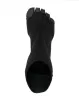 Ayakkabılar Ayak Toe Yeni Beş Parmak Çorap Boot Çeken Siyah Kadınlarda Günlük Ayakkabılar Döşes Yüksek Topuklu Çorap Botları Tasarımcı Pist Ayakkabıları