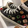 Casual Schuhe Frauen Turnschuhe Dame Leinwand Freizeit High Top Femme Große Größe Bunte Diamanten Hand-made