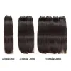 Extensions de cheveux humains droits paquets brésiliens armure couleur noire naturelle Remy paquets de cheveux humains 830 pouces 50g/paquet Remy cheveux armure