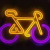 Nocne światła rowerowe Neon Znak Wzór ścienne Oświetlenie USB Wiszące światło LED Znaki do restauracji wewnętrznej sypialni bar do sypialni