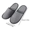 Slippers 5 Pairs Portable Folding Travel Slipper Nonslip Hotel Slippers Unisex Disposable Slippers Simple Home Guest Indoor Slippers New