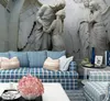 Fondos de pantalla personalizado en relieve clásico figura religiosa ángel TV fondo pintura de pared PO autoadhesivo sala de estar dormitorio