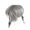 أزياء Cat Pet Detdress Bob Wigs Assume Dog لحفلة صغيرة صغيرة